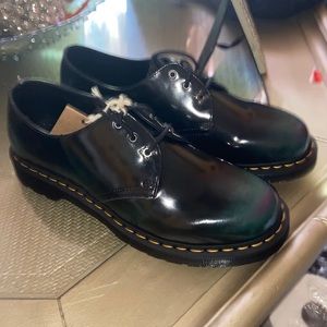Dr Marten 1461 black green